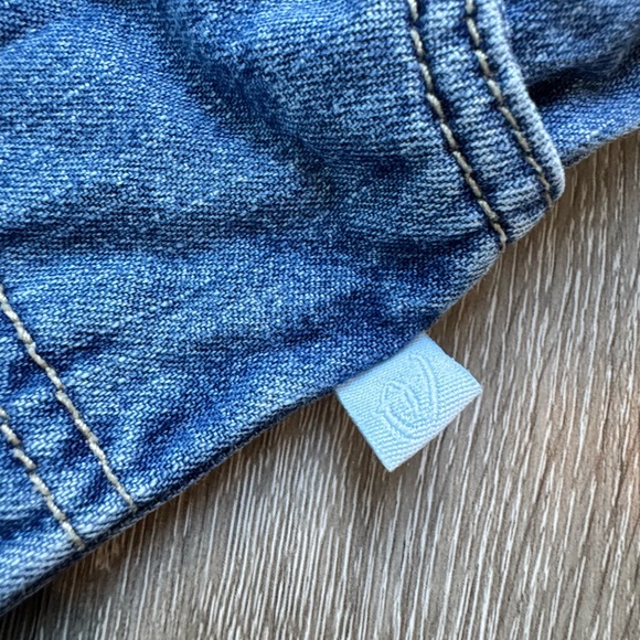 Disney Baby Blue Denim Pants 3–6 Months Elastic Waist Cotton Infant Jeans - Picture 5 of 5